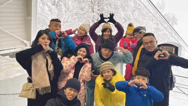 皆様旅行の一部分になることを感謝　H様の家族親友東北樹氷ツアー